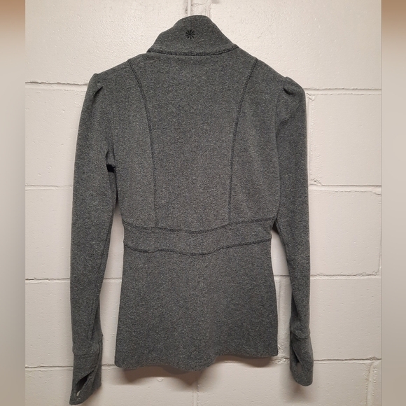 ATHLETA (XS) Gray Half Dome Half Zip Pullover Sweatshirt - Picture 3 of 8